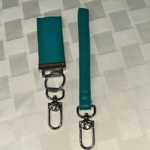 Samantha Brown Teal Wristlet Strap Set